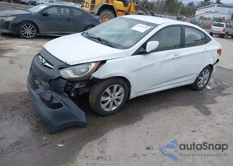 2012 Hyundai Accent Gls z USA, uszkodzony, nr VIN KMHCU4AE6CU238673